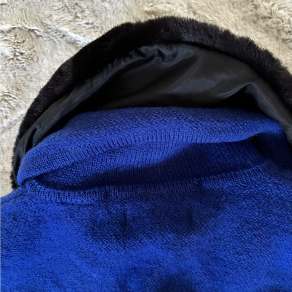 Karen Scott Cardigan with Removable Faux Fur Collar - Picture 4 of 6